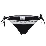 Calvin Klein CK Logo String Side Tie Bikini Svart Large Dame