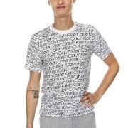 Calvin Klein Compact Flex SS Crew Neck Hvit bomull Medium Herre