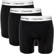 Calvin Klein 3P Cotton Stretch Boxer Brief Svart bomull Large Herre