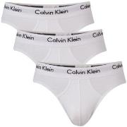 Calvin Klein 3P Cotton Stretch Hip Brief Hvit bomull Large Herre