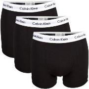Calvin Klein 3P Cotton Stretch Trunks Svart/Hvit bomull Large Herre