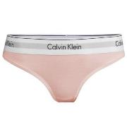 Calvin Klein Truser Modern Cotton Thong Lysrosa Small Dame