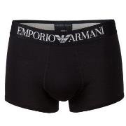 Armani Cotton Stretch Trunk Svart bomull X-Large Herre