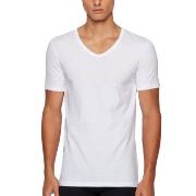 BOSS 2P Cotton Stretch Slim Fit V-Neck T-shirt Hvit bomull XX-Large He...