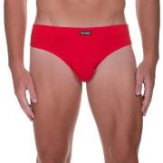 Bruno Banani Check Line 2.0 Sports Brief Rød polyamid Large Herre