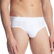 Calida Cotton Code Brief Hvit bomull Small Herre