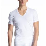 Calida Cotton Code V-Shirt Hvit bomull Large Herre