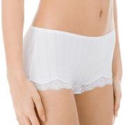 Calida Truser Etude Toujours Low Cut Panty Hvit bomull X-Small Dame