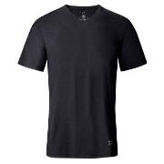 Frigo Cotton T-Shirt V-Neck Svart bomull Medium Herre