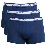 Gant 3P Basic Cotton Trunks Marine bomull XX-Large Herre