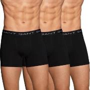 Gant 3P Cotton Stretch Boxer Svart bomull X-Large Herre