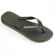 Havaianas Brasil Logo Oliven Str 35/36  Herre