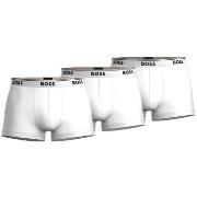 BOSS 3P Cotton Stretch Trunks Hvit bomull XX-Large Herre