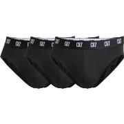 CR7 Cristiano Ronaldo 3P Basic Brief Svart bomull X-Large Herre