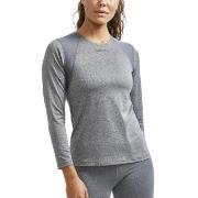 Craft Essence LS Tee Women Grå polyester Medium Dame