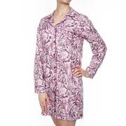 Damella Woven Viscose Nightshirt Rosa Mønster viskose Small Dame