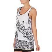 DKNY Wild Side Top and Shorts Set Svart/Hvit viskose Small Dame