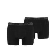 Puma 2P Basic Boxer Svart bomull Large Herre