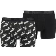 Puma 2P Everyday Aop Boxer Svart bomull Large Herre