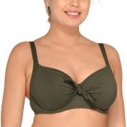 Saltabad Dolly Bikini Bra Militærgrønn polyamid D 75 Dame