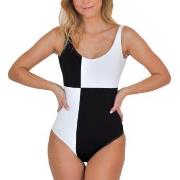 Saltabad Jackie Swimsuit Svart mønstret polyester 36 Dame