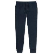 Schiesser Mix and Relax Lounge Pants With Cuffs Mørkblå bomull XX-Larg...
