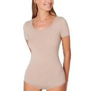 Schiesser Personal Fit Crew Neck Beige Medium Dame