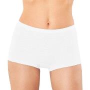 Sloggi Truser Basic Short Hvit bomull 44 Dame