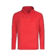 Stedman Active Fleece Half-Zip For Men Rød polyester X-Large Herre