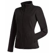Stedman Active Fleece Jacket For Women Svart polyester Small Dame