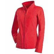 Stedman Active Fleece Jacket For Women Rød polyester Medium Dame