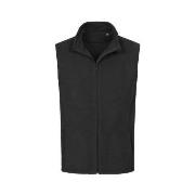 Stedman Active Fleece Vest For Men Svart polyester Large Herre