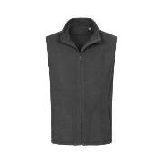 Stedman Active Fleece Vest For Men Grå polyester Large Herre
