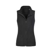 Stedman Active Fleece Vest For Women Svart polyester Large Dame