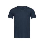 Stedman Ben V-neck For Men Marine ringspunnet bomull XX-Large Herre