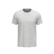 Stedman Classic Men T-shirt Lysgrå bomull Small Herre