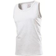 Stedman Classic Tank Top Men Hvit bomull Medium Herre