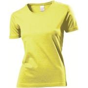 Stedman Classic Women T-shirt Gul bomull X-Large Dame