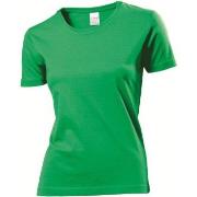 Stedman Classic Women T-shirt Grønn bomull X-Large Dame
