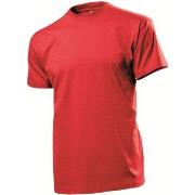 Stedman Comfort Men T-shirt Rød bomull Large Herre