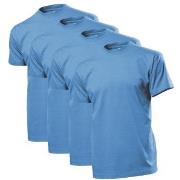 Stedman 4P Comfort Men T-shirt Lysblå bomull Medium Herre