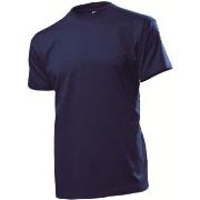 Stedman Comfort Men T-shirt Marine bomull Large Herre