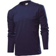 Stedman Comfort-T Long Sleeve Marine bomull XX-Large Herre