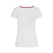 Stedman Megan Crew Neck Hvit ringspunnet bomull X-Large Dame