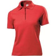 Stedman Polo Women Rød bomull Medium Dame