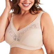 Swegmark BH Cotton Star Soft Bra Beige bomull B 80 Dame