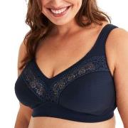 Swegmark BH Cotton Star Soft Bra Marine bomull C 80 Dame