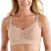 Swegmark BH Wellness Dots Organic Soft Bra Beige økologisk bomull C 95...