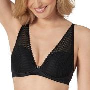 Triumph BH Aura Spotlight Plunge Bra Svart B 75 Dame