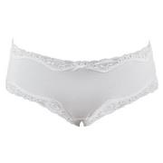Triumph Truser Micro and Lace Hipster White Hvit polyamid Small Dame
